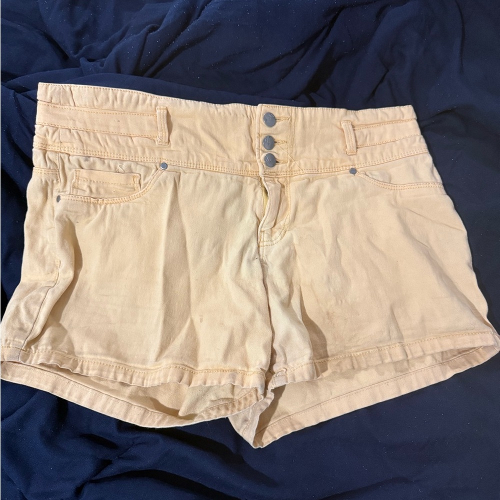 Women's D.Jeans Yellow Shorts
